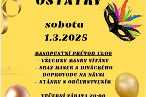 Masopust a tradiční ostatky, 1. 3. 2025 