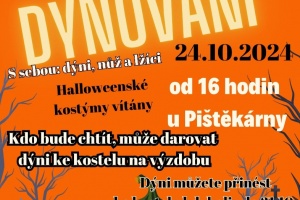 Dýňování, 24. 10. 2024 od 16 hod. u Pištěkárny