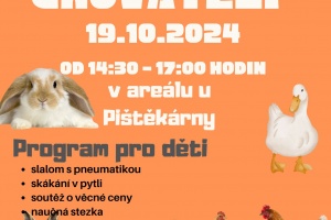 Výstava chovatelů a Den s chovateli pro děti, 19. 10. 2024 areál Pištěkárny v Radosticích